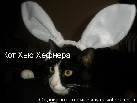 Котоматрица: Кот Хью Хефнера