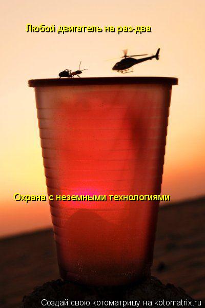 Котоматрица: Любой двигатель на раз-два Охрана с неземными технологиями