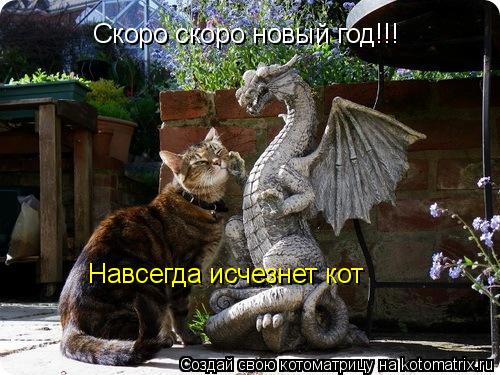 Скоро скоро новый год!!! Навсегда исчезнет кот... Котоматрица: Скоро скоро новый год!!! Навсегда исчезнет кот