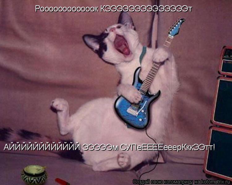 Котоматрица: Роооооооооооок КЭЭЭЭЭЭЭЭЭЭЭЭЭЭт АЙЙЙЙЙЙЙЙЙЙЙЙ ЭЭЭЭЭм СУПеЕЕЕЕееерКккЭЭтт!