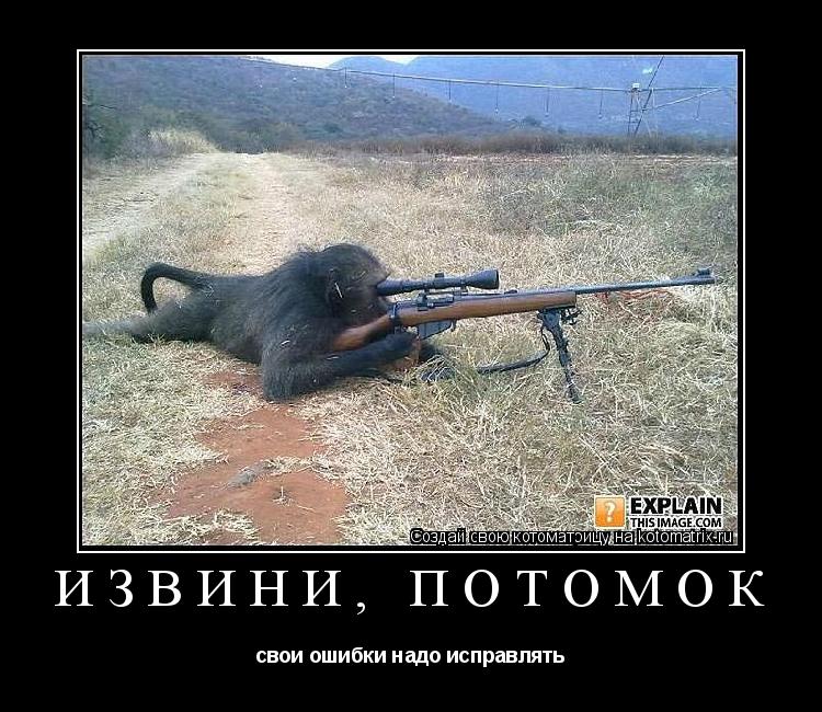 Котоматрица: извини, потомок свои ошибки надо исправлять