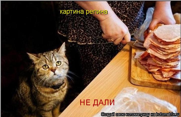 Котоматрица: картина репина  НЕ ДАЛИ