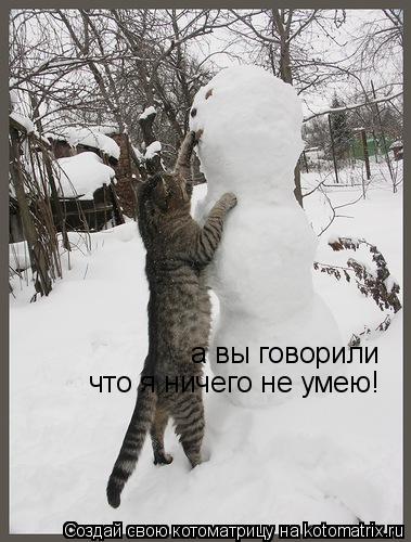 Котоматрица: а вы говорили что я ничего не умею!