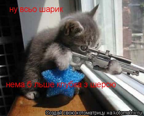 Котоматрица: ну всьо шарик нема більше клубка з шерсю