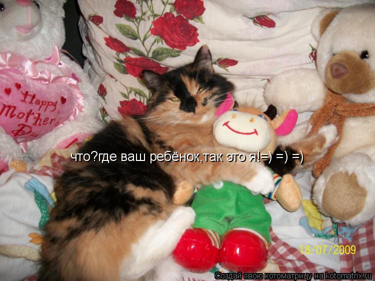 Котоматрица: что?где ваш ребёнок,так это я!=) =) =)