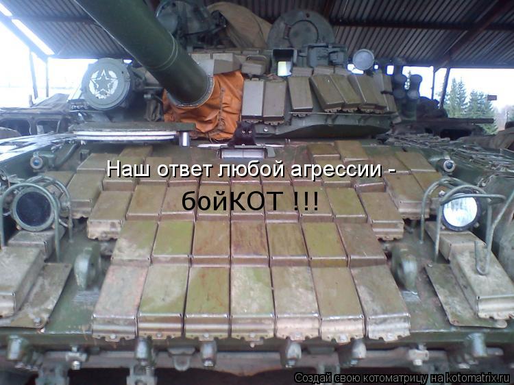Котоматрица: Наш ответ любой агрессии -  бойКОТ !!!