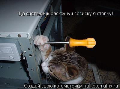 Ща системник раскручуи сосиску я стопчу!!... Котоматрица: Ща системник раскручуи сосиску я стопчу!!