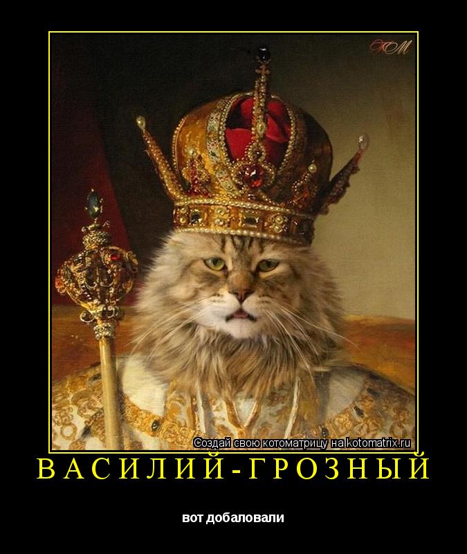 Котоматрица: василий-грозный вот добаловали