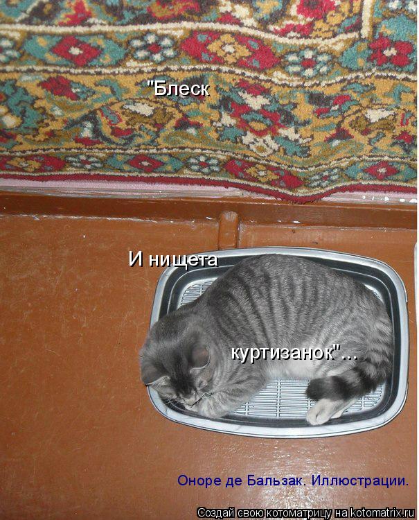 Котоматрица: "Блеск И нищета куртизанок"... Оноре де Бальзак. Иллюстрации.