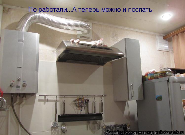 По работали...А теперь можно и поспать... Котоматрица: По работали...А теперь можно и поспать