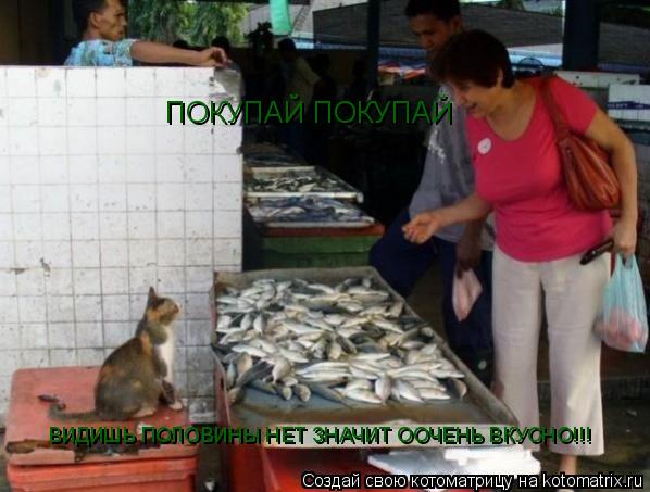 ПОКУПАЙ ПОКУПАЙ ВИДИШЬ ПОЛОВИНЫ НЕТ ЗНАЧИТ ООЧЕНЬ ВКУСНО!!!... Котоматрица: ПОКУПАЙ ПОКУПАЙ ВИДИШЬ ПОЛОВИНЫ НЕТ ЗНАЧИТ ООЧЕНЬ ВКУСНО!!!
