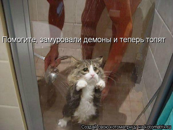 Помогите, замуровали демоны и теперь топят... Котоматрица: Помогите, замуровали демоны и теперь топят