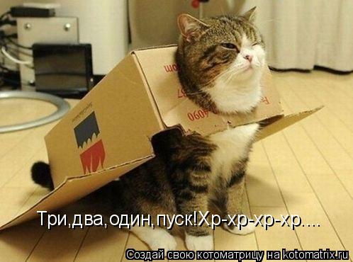 Три,два,один,пуск!Хр-хр-хр-хр....... Котоматрица: Три,два,один,пуск!Хр-хр-хр-хр....