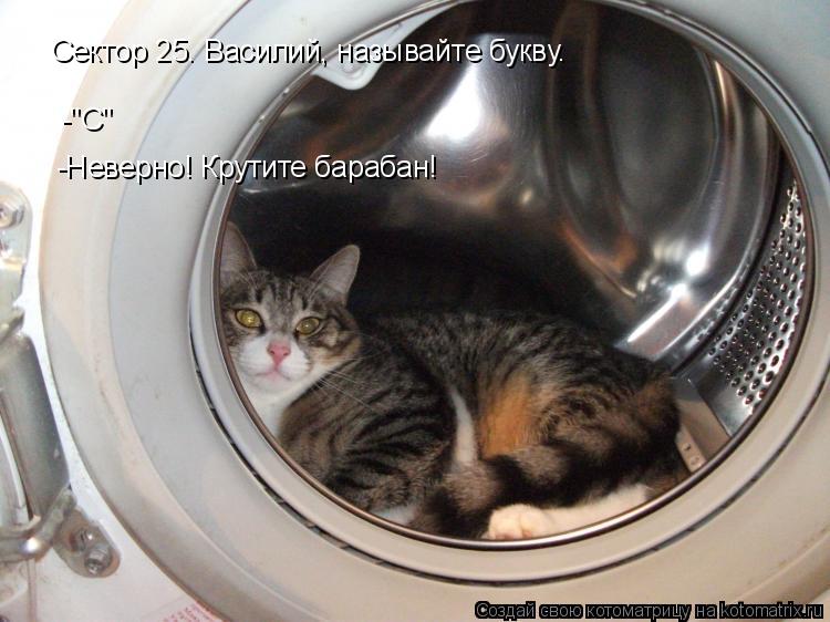 Сектор 25. Василий, называйте букву. -"С" -Неверно! Крутите барабан!... Котоматрица: Сектор 25. Василий, называйте букву. -"С" -Неверно! Крутите барабан!