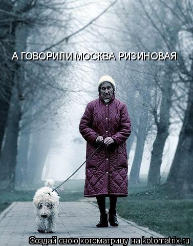 А ГОВОРИЛИ МОСКВА РИЗИНОВАЯ... Котоматрица: А ГОВОРИЛИ МОСКВА РИЗИНОВАЯ