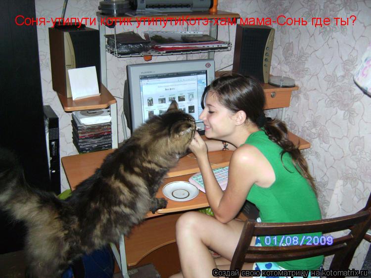 Соня-утипути котик утипутиКотэ-хам мама-Сонь где ты?... Котоматрица: Соня-утипути котик утипутиКотэ-хам мама-Сонь где ты?