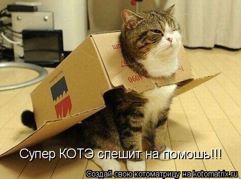 Котоматрица: Супер КОТЭ спешит на помошь!!!