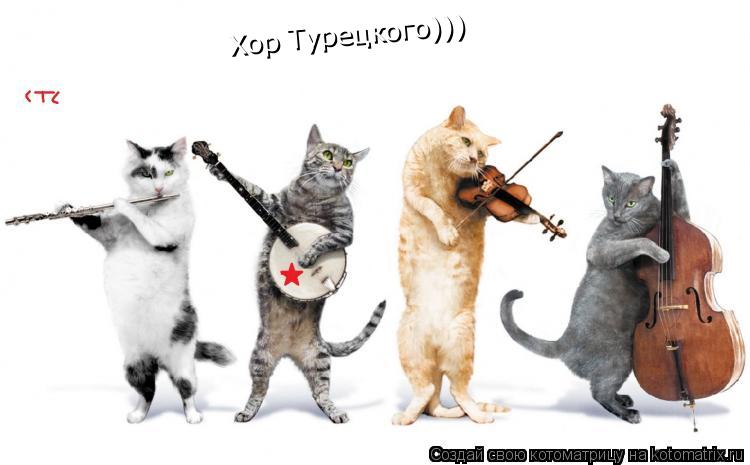 Хор Турецкого)))... Котоматрица: Хор Турецкого)))