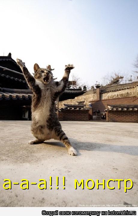 а-а-а!!! монстр... Котоматрица: а-а-а!!! монстр