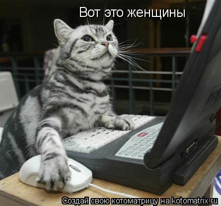 Котоматрица: Вот это женщины