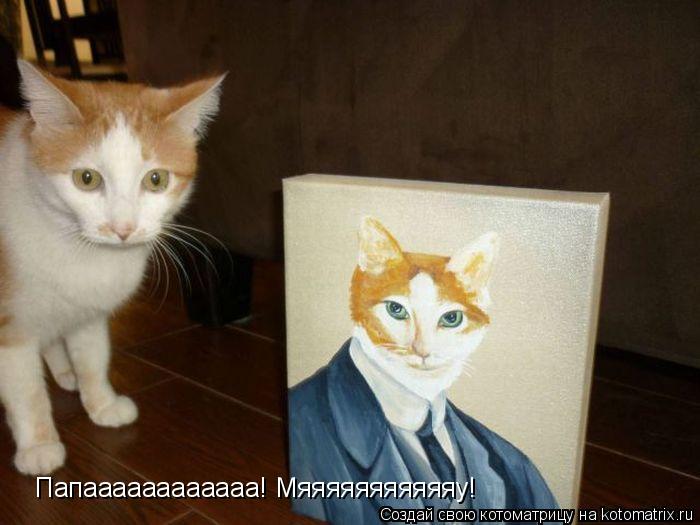 Папаааааааааааа! Мяяяяяяяяяяяу!... Котоматрица: Папаааааааааааа! Мяяяяяяяяяяяу!