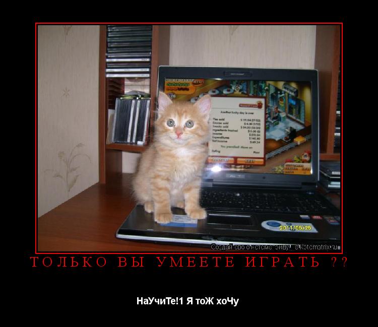 Только вы умеете играть ?? НаУчиТе!1 Я тоЖ хоЧу ... Котоматрица: Только вы умеете играть ?? НаУчиТе!1 Я тоЖ хоЧу