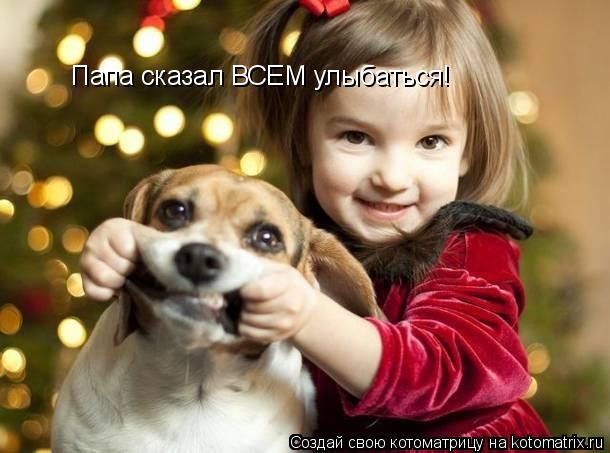 Папа сказал ВСЕМ улыбаться!... Котоматрица: Папа сказал ВСЕМ улыбаться!