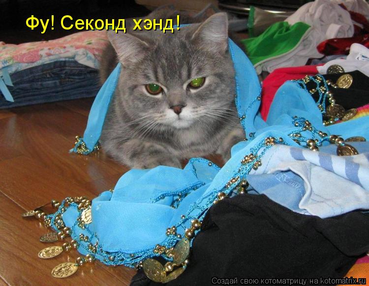 Фу! Секонд хэнд!... Котоматрица: Фу! Секонд хэнд!