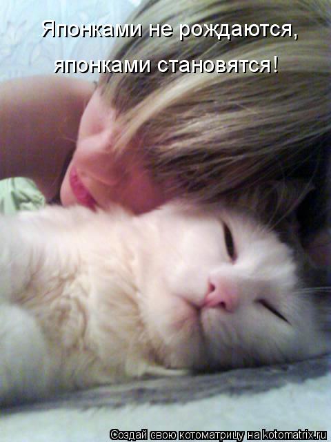Японками не рождаются, японками становятся!... Котоматрица: Японками не рождаются, японками становятся!