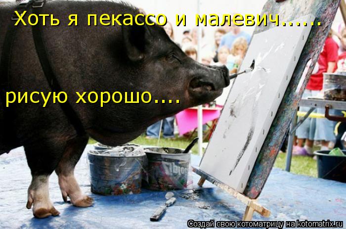 Хоть я пекассо и малевич...... рисую хорошо....... Котоматрица: Хоть я пекассо и малевич...... рисую хорошо....