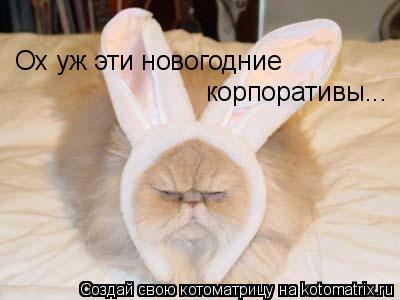 Ох уж эти новогодние корпоративы...... Котоматрица: Ох уж эти новогодние корпоративы...