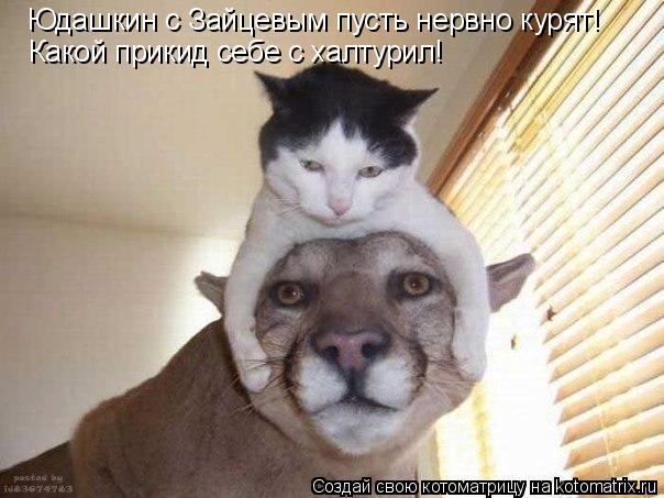 Юдашкин с Зайцевым пусть нервно курят! Какой прикид себе с халтурил!... Котоматрица: Юдашкин с Зайцевым пусть нервно курят! Какой прикид себе с халтурил!