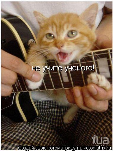 не учите ученого!... Котоматрица: не учите ученого!