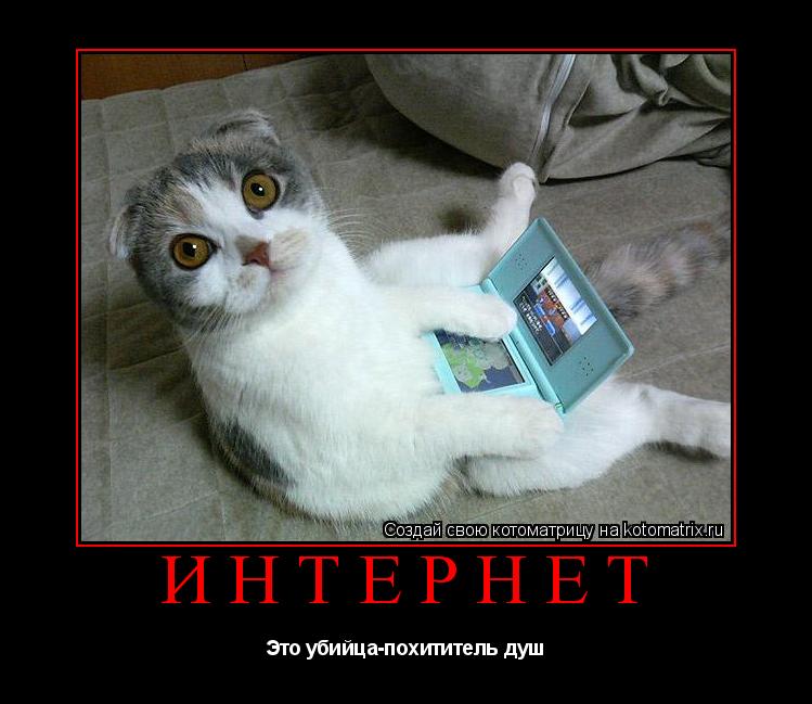 Котоматрица: Интернет Это убийца-похититель душ