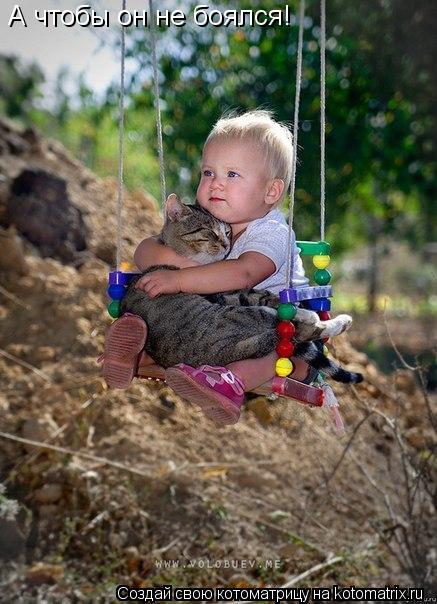 А чтобы он не боялся!... Котоматрица: А чтобы он не боялся!