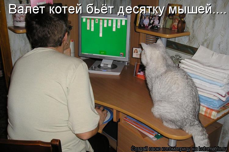 Валет котей бьёт десятку мышей....... Котоматрица: Валет котей бьёт десятку мышей....