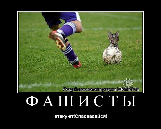 Котоматрица: Фашисты  атакуют!Спасаааайся!