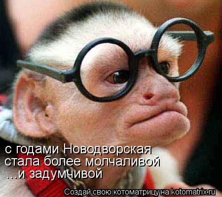 Котоматрица: с годами Новодворская стала более молчаливой ...и задумчивой