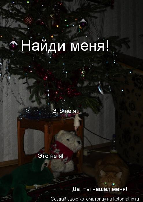Да, ты нашёл меня! Найди меня! Это не я! Это не я!... Котоматрица: Да, ты нашёл меня! Найди меня! Это не я! Это не я!