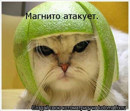 Магнито атакует.... Котоматрица: Магнито атакует.