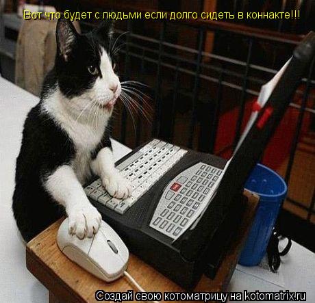 Вот что будет с людьми если долго сидеть в коннакте!!!... Котоматрица: Вот что будет с людьми если долго сидеть в коннакте!!!