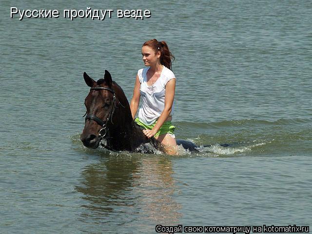 Русские пройдут везде... Котоматрица: Русские пройдут везде