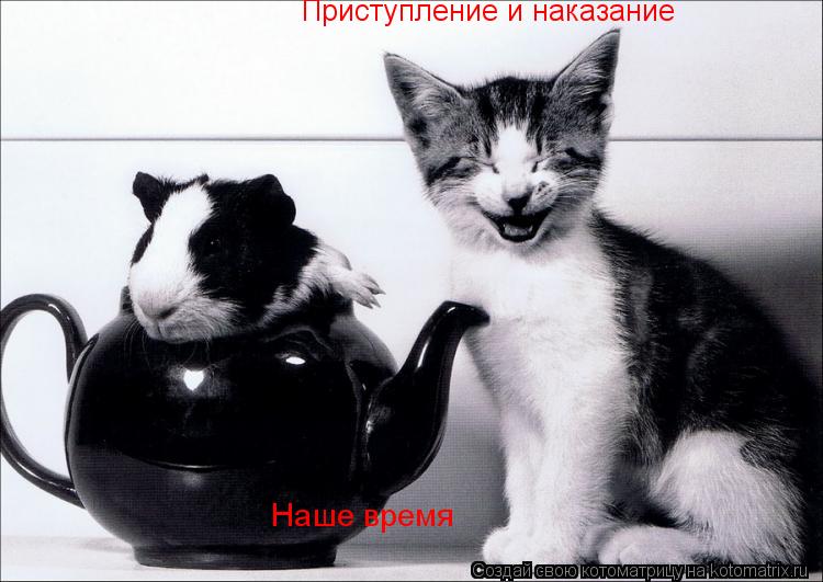 Приступление и наказание Наше время... Котоматрица: Приступление и наказание Наше время
