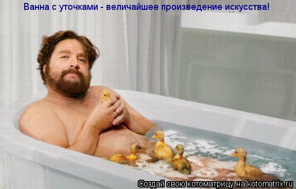 Ванна с уточками - величайшее произведение искусства!... Котоматрица: Ванна с уточками - величайшее произведение искусства!