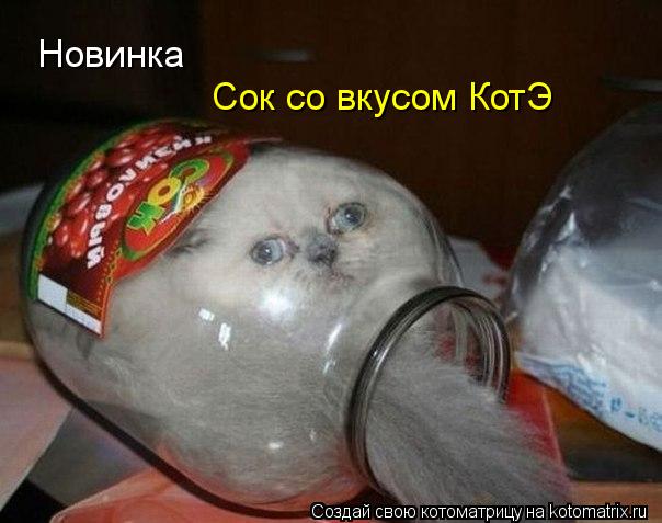Новинка Сок со вкусом КотЭ... Котоматрица: Новинка Сок со вкусом КотЭ