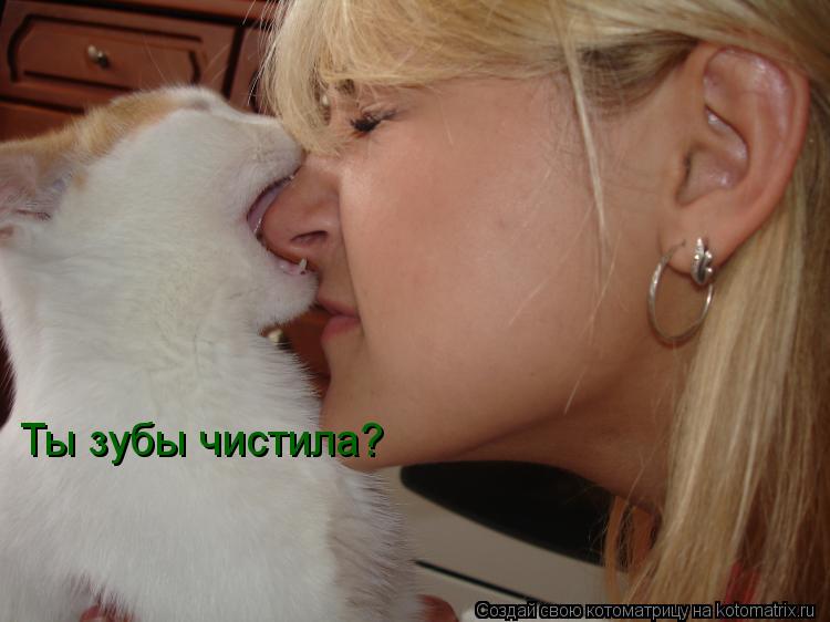 Котоматрица: Ты зубы чистила?