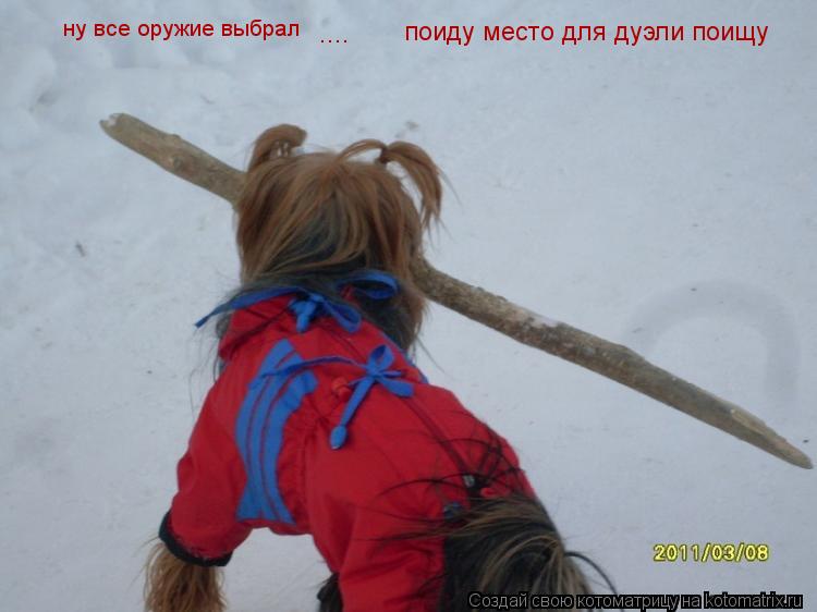 ну все оружие выбрал поиду место для дуэли поищу ....... Котоматрица: ну все оружие выбрал поиду место для дуэли поищу ....