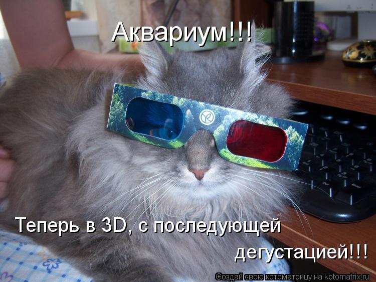 Котоматрица: Аквариум!!! Теперь в 3D, с последующей  дегустацией!!!