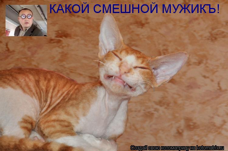 Котоматрица: КАКОЙ СМЕШНОЙ МУЖИКЪ!