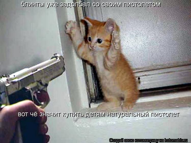 блинты уже задолбал со своим пистолетом вот чё значит купить детям натуральный пистолет блинты уже за... Котоматрица: блинты уже задолбал со своим пистолетом вот чё значит купить детям натуральный пистолет блинты уже задолбал со своим пистолетом вот чё зн